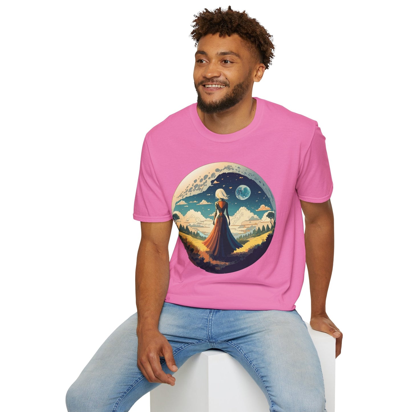 Womens Graphic T Shirts Art Design Tee Unisex Softstyle 64000 Cotton Tee Comfortable Everyday Wear