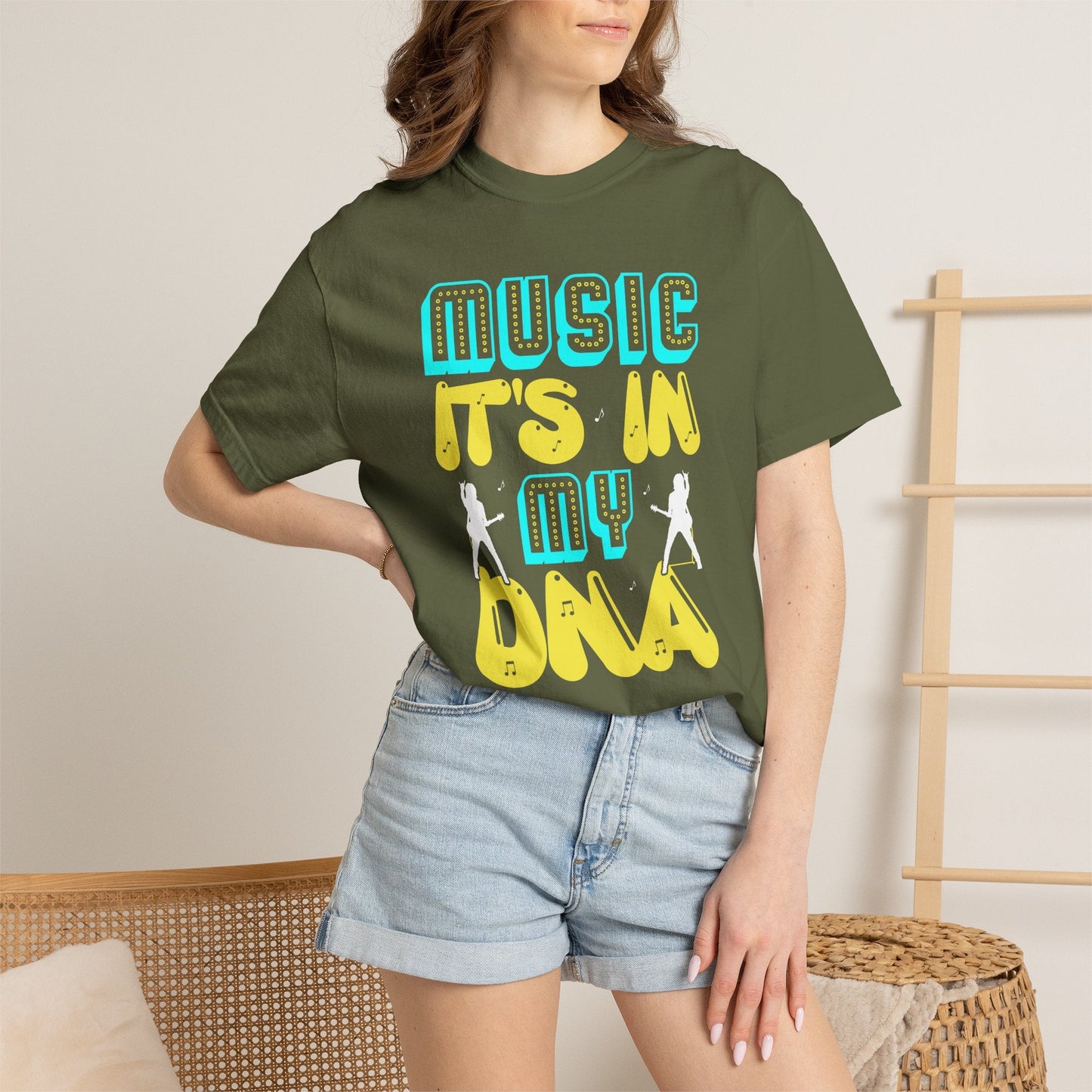 Music Graphic Design Unisex Cotton T-shirt 074