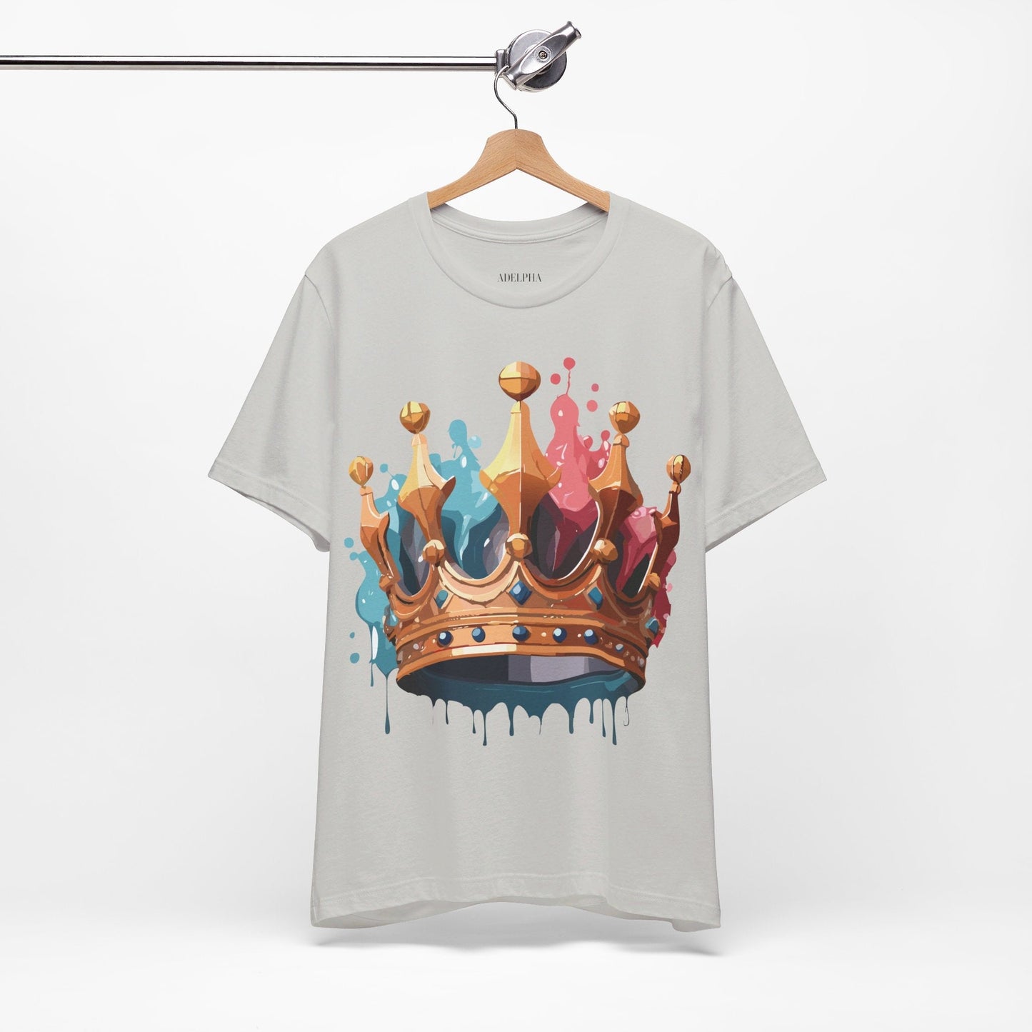 Adelpha Crown Graphic Tee Unisex Vintage Inspired Art Design Short Sleeve Premium Quality