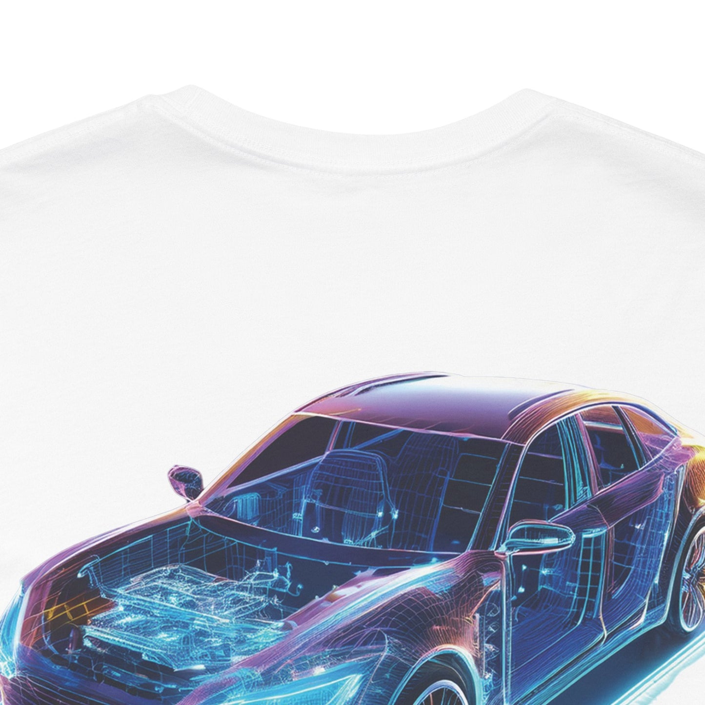 Car Graphic Tee Shirt For Car Lovers Cotton Lightweight Tee Made In Usa Eco Friendly Inks