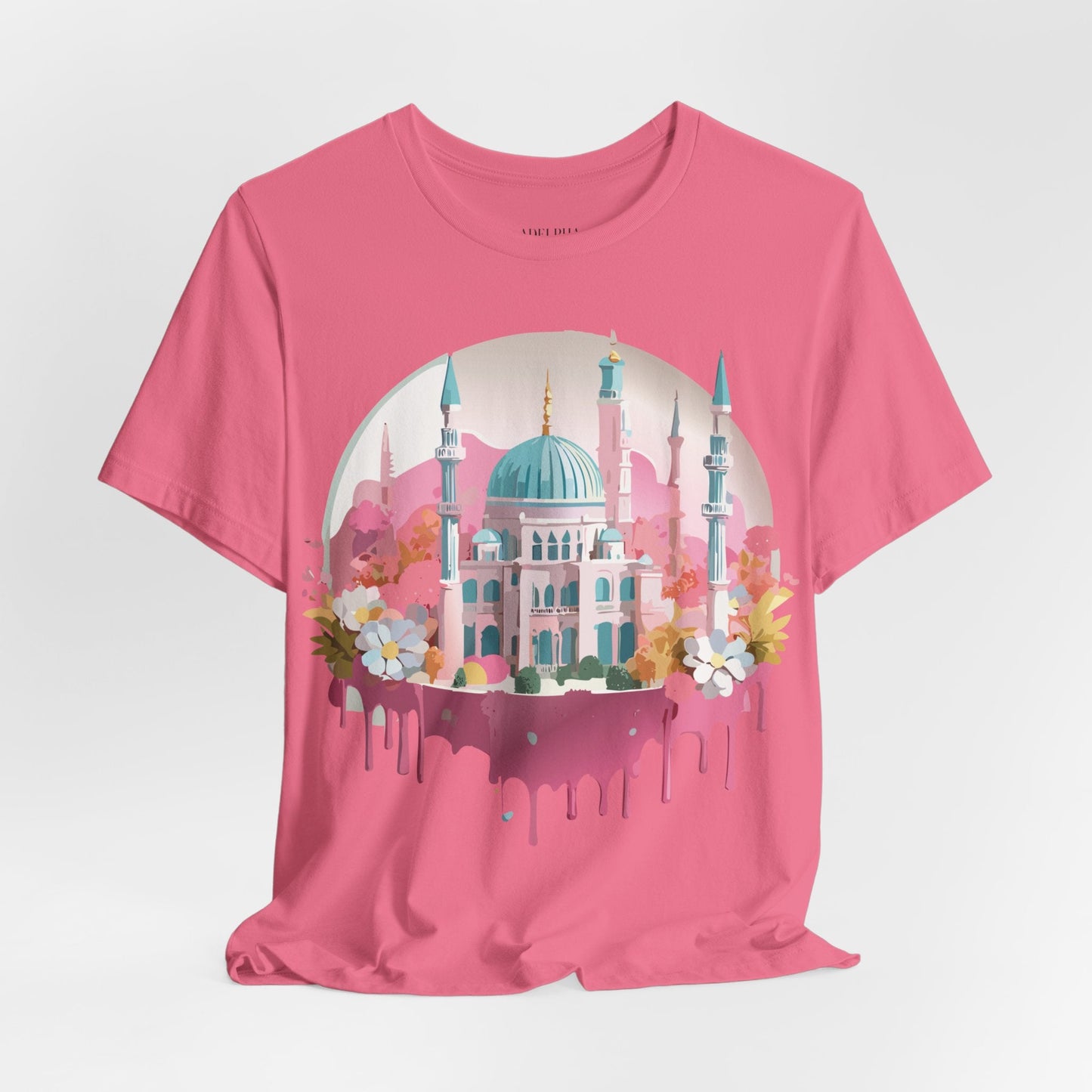 Istanbul Tourist Shirt Unisex Short Sleeve Graphic Tee Vintage Inspired Art Adelpha