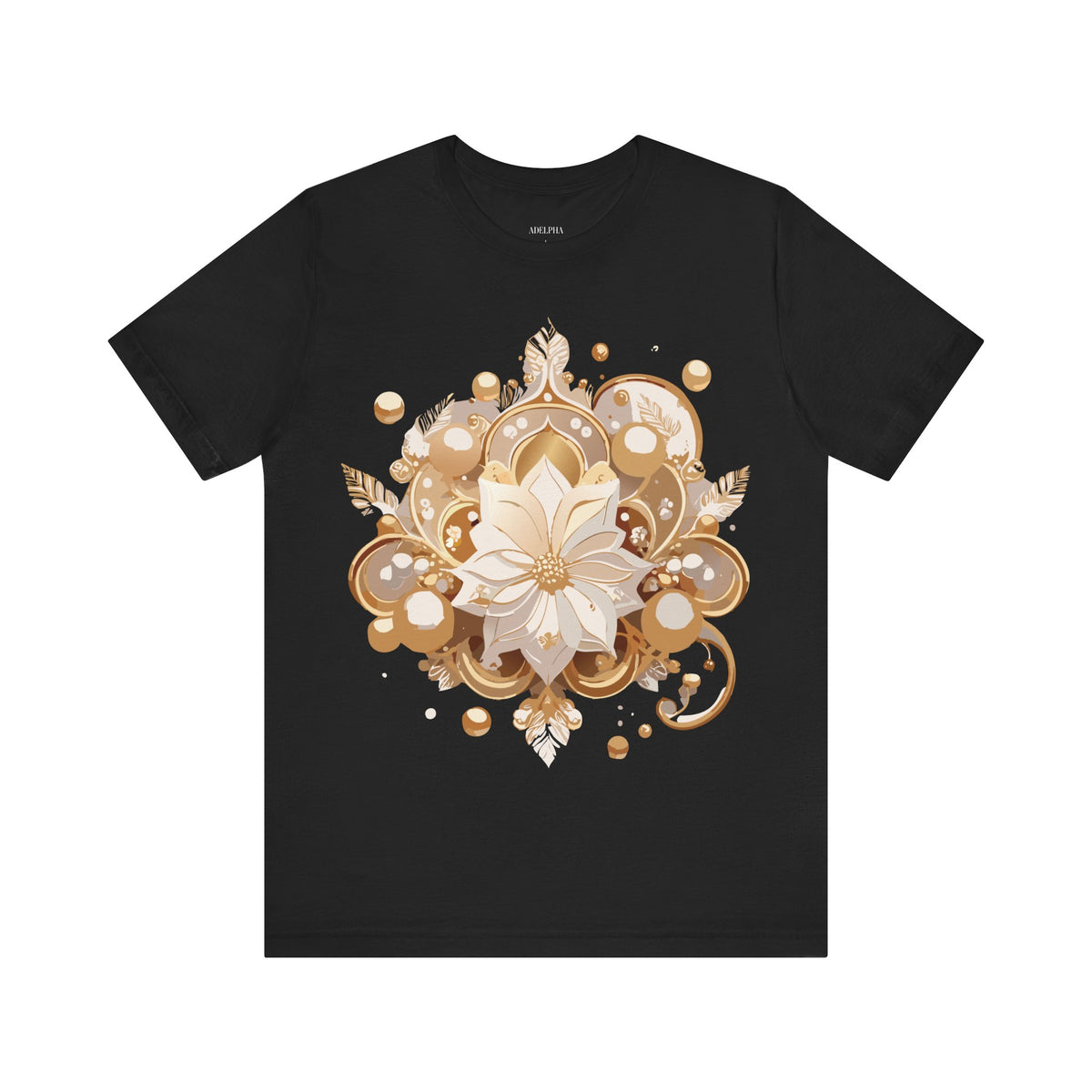 Jewelry Graphic Unisex Cotton Bella+Canvas Tee with Art Design n125