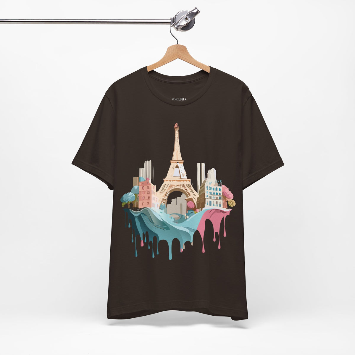 Unisex Cotton Bella+Canvas Tee with Paris