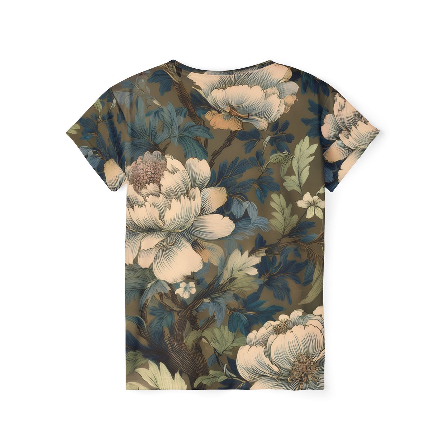 Women Poly Shirt with Floral Print F284