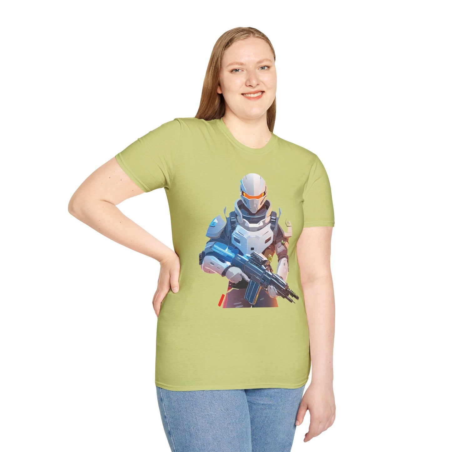 Robocop T Shirt Unisex Softstyle Ring Spun Cotton Tee With Robocop Art Design Premium Comfort