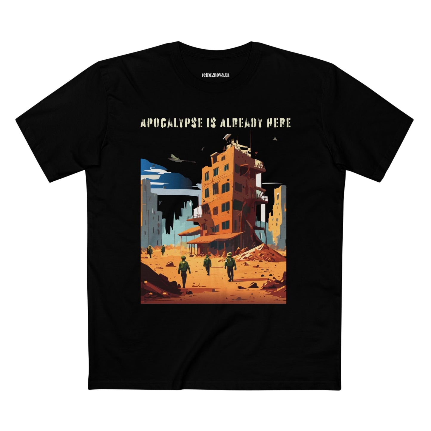 Cataclysm Doomsday Shirt Unisex Premium Cotton Tee With Original Art By Retro2Nova