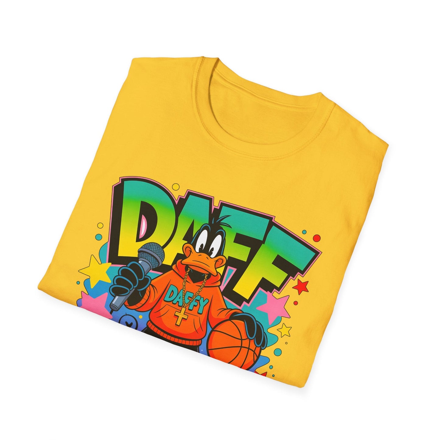 Unisex Cartoon T Shirt With Animation Design Funny Animals Tee Gildan Softstyle 64000