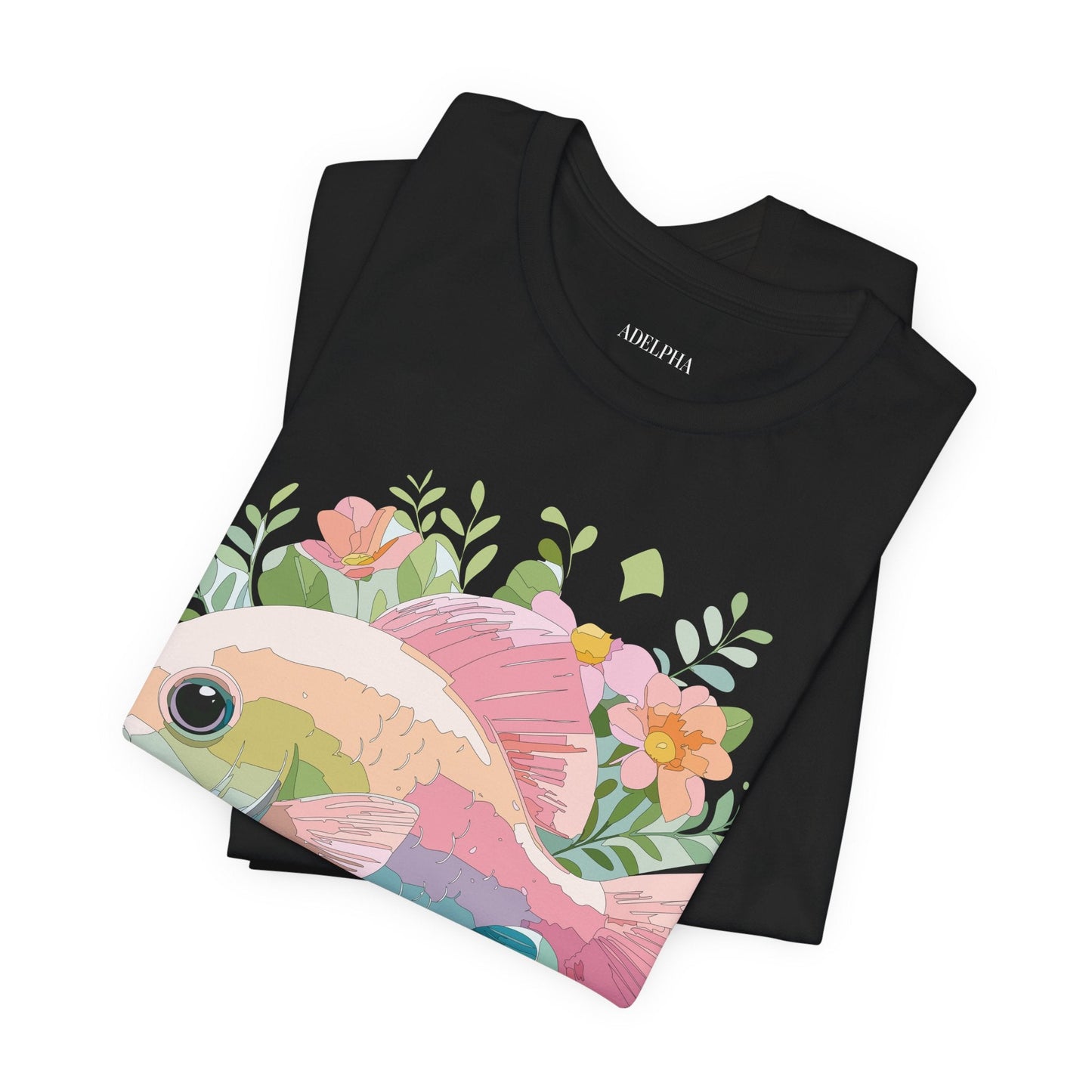 Fish Shirt Graphic Tee Unisex Adelpha Art Design Vintage Inspired Artwork for Everyday Wear