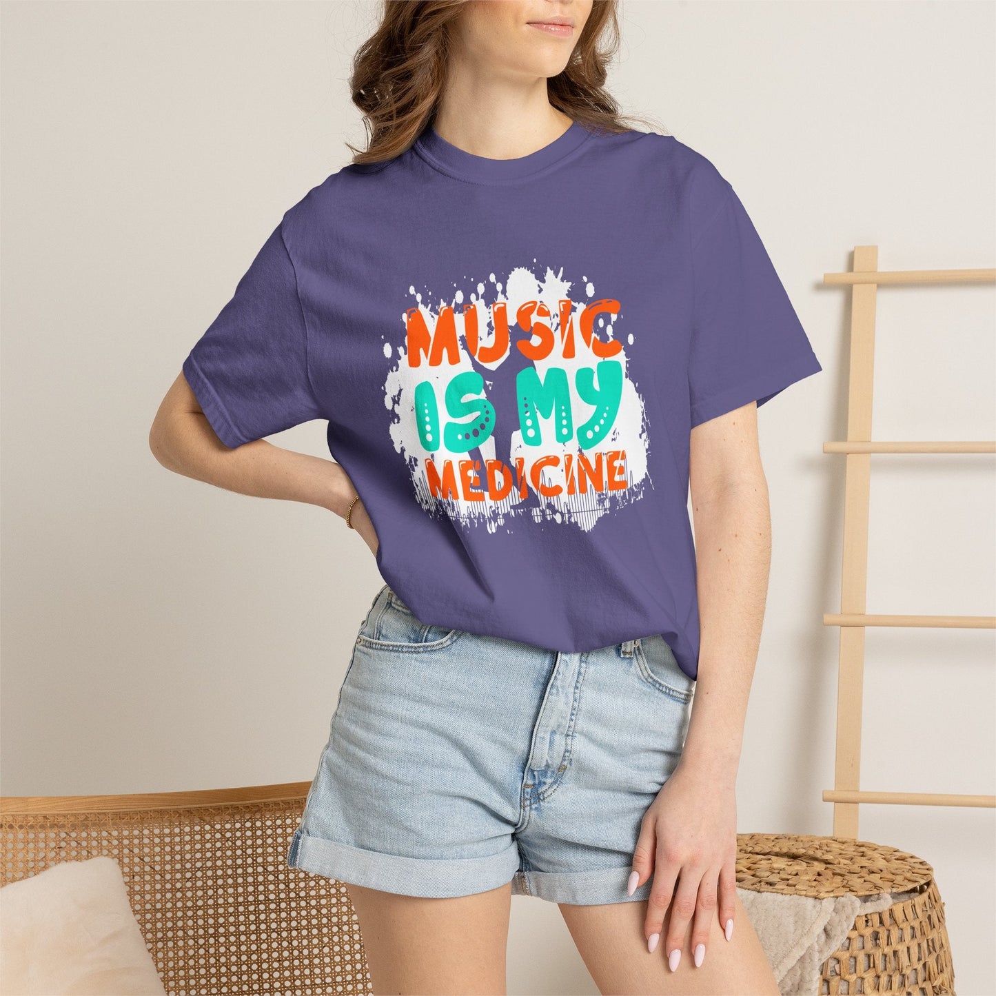 Music Graphic Design Unisex Cotton T-shirt 068