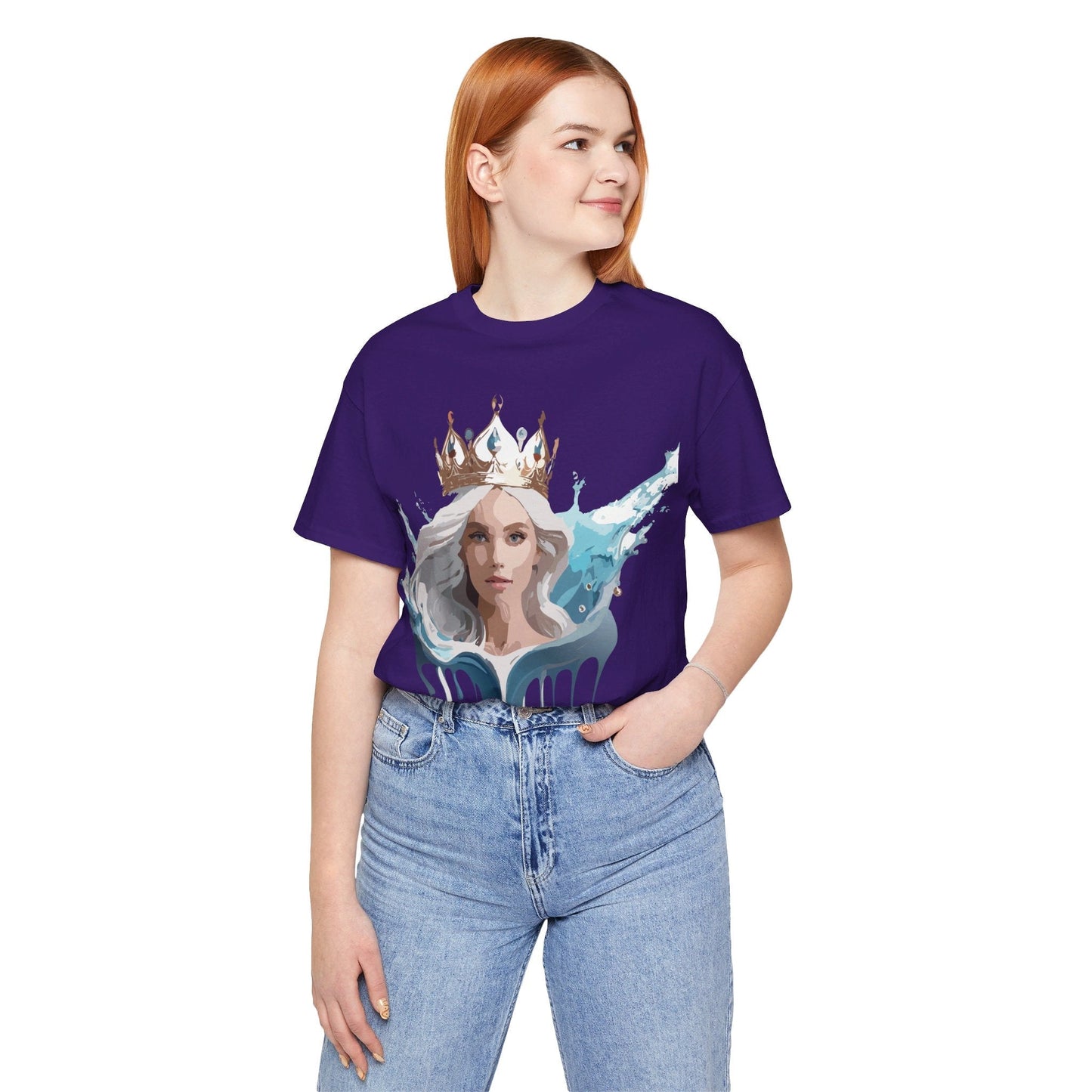 Queen Graphic T Shirt Unisex Jersey Short Sleeve Tee With Vintage Inspired Artwork Adelpha