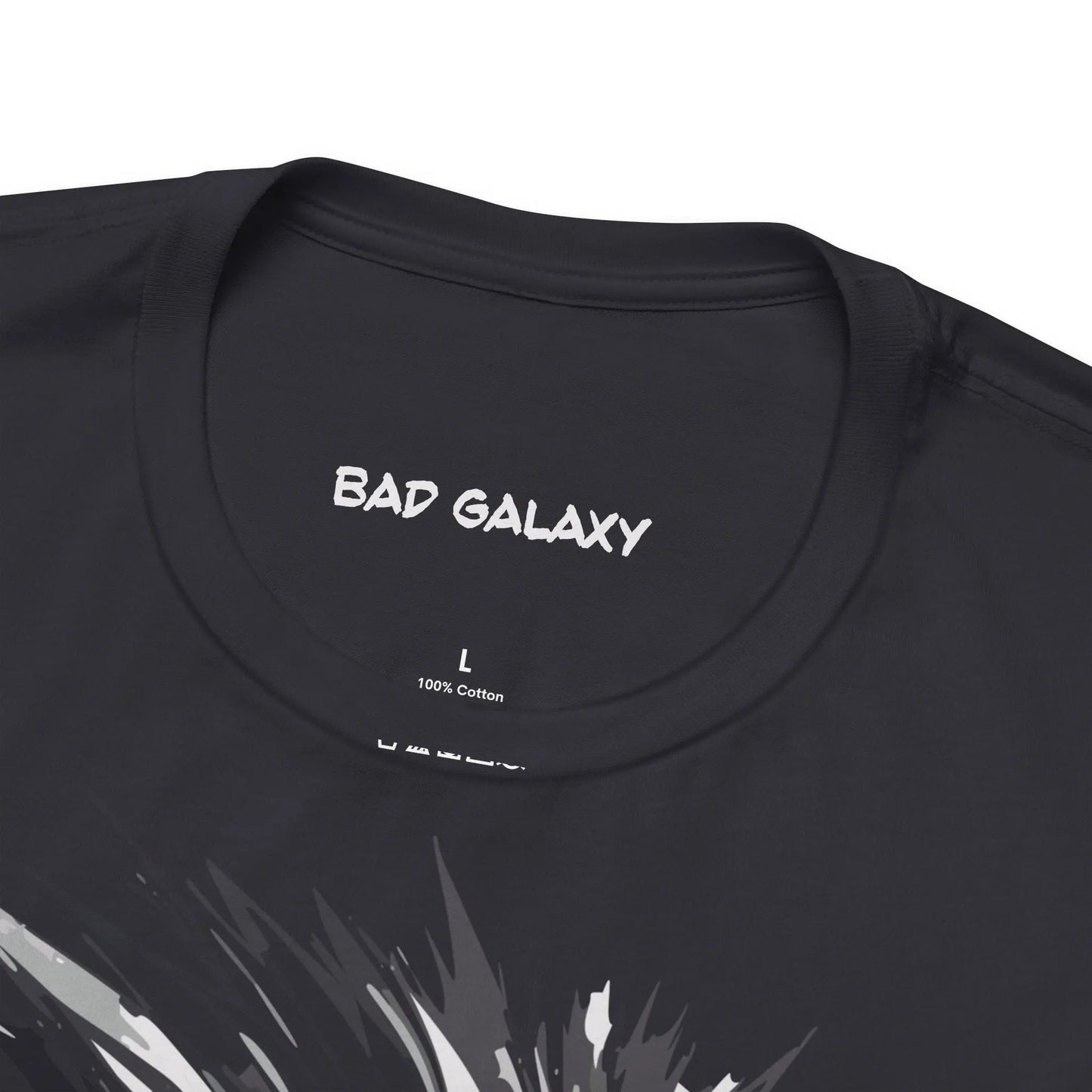 Bad Galaxy Punk Rock Tee Shirt Lightweight Fabric Made To Order 100 Percent Cotton Eco Friendly Inks