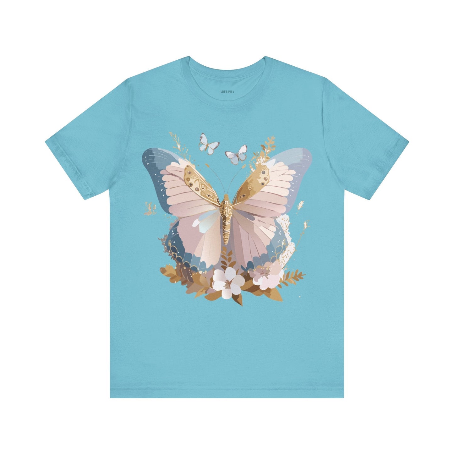 Adelpha Vintage Inspired Butterfly Graphic Tee Unisex Short Sleeve
