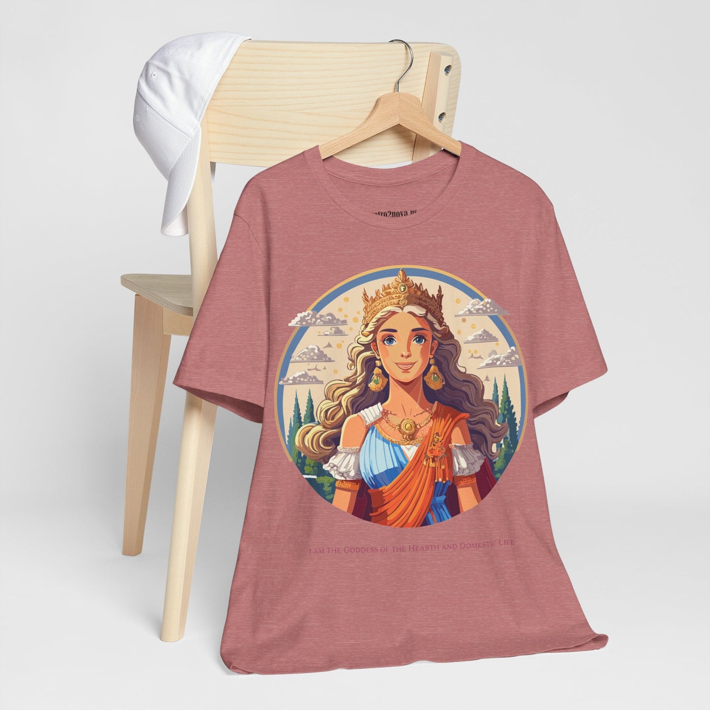 Goddess Shirt Graphic Cotton T Shirt Unisex Short Sleeve Original Art By Retro2Nova