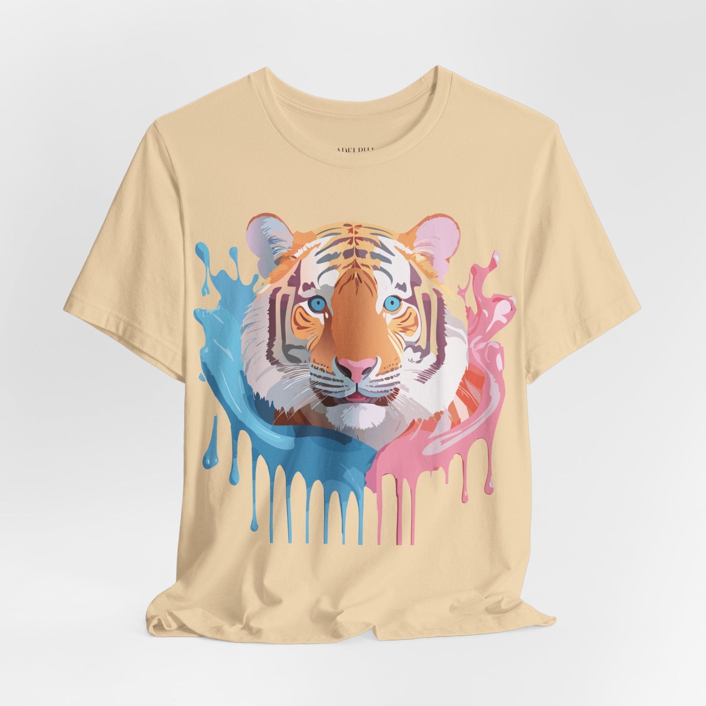 Tiger Graphic T Shirt Unisex Short Sleeve Tee By Adelpha Artwork Vintage Inspired