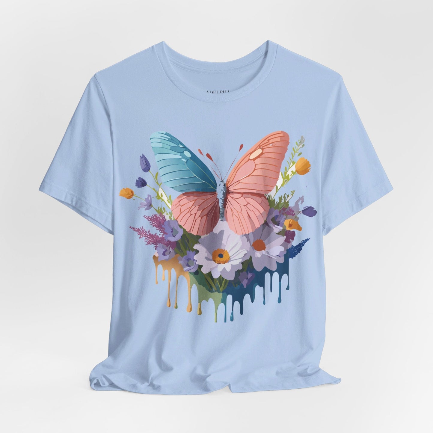 Butterfly Graphic Tee Unisex Art Design Shirt With Vintage Adelpha Artwork