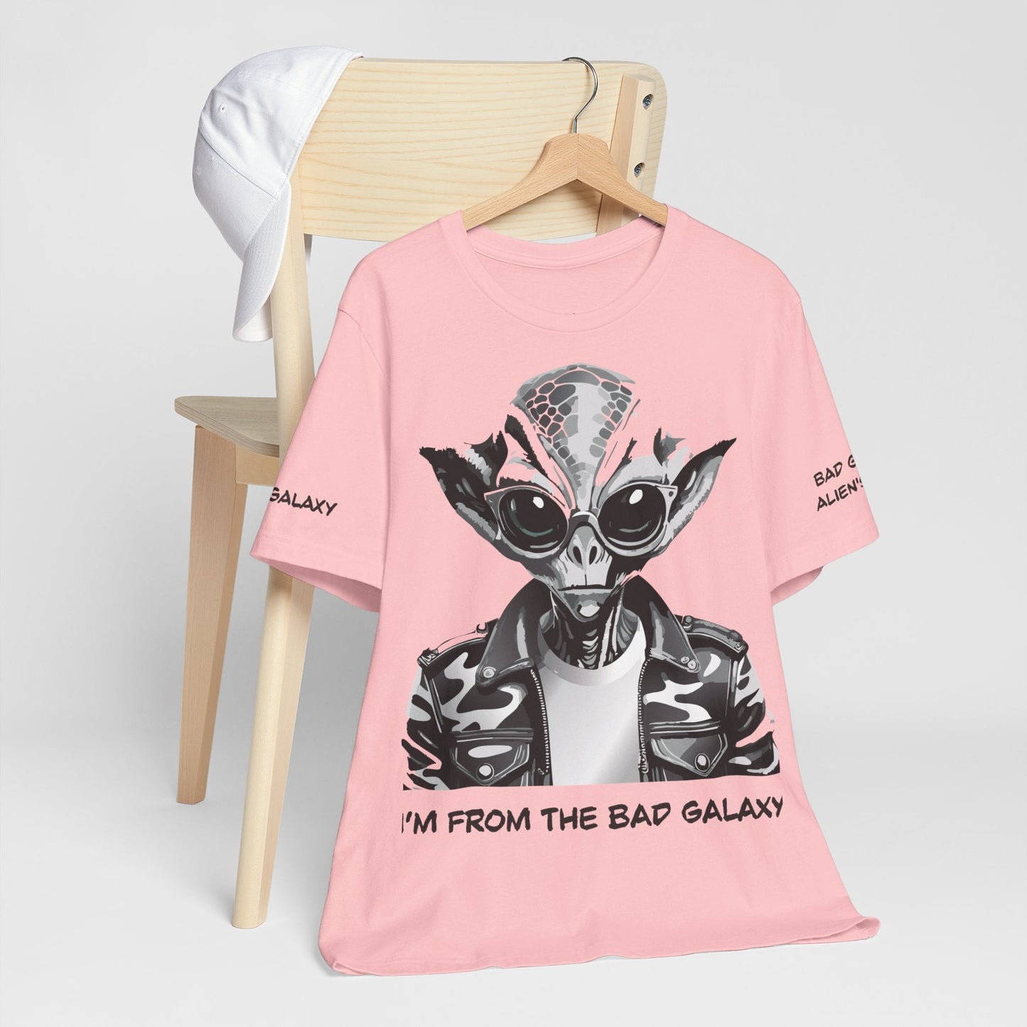 Alien Tee Shirt From Bad Galaxy Made To Order 100 Percent Cotton Eco Friendly Inks