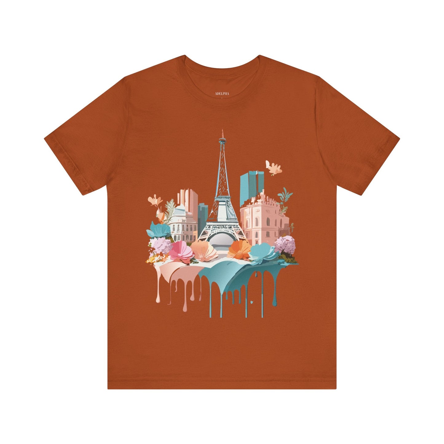 Paris Tourist Shirt Unisex Graphic Tee With Vintage Inspired Artwork By Adelpha Collection