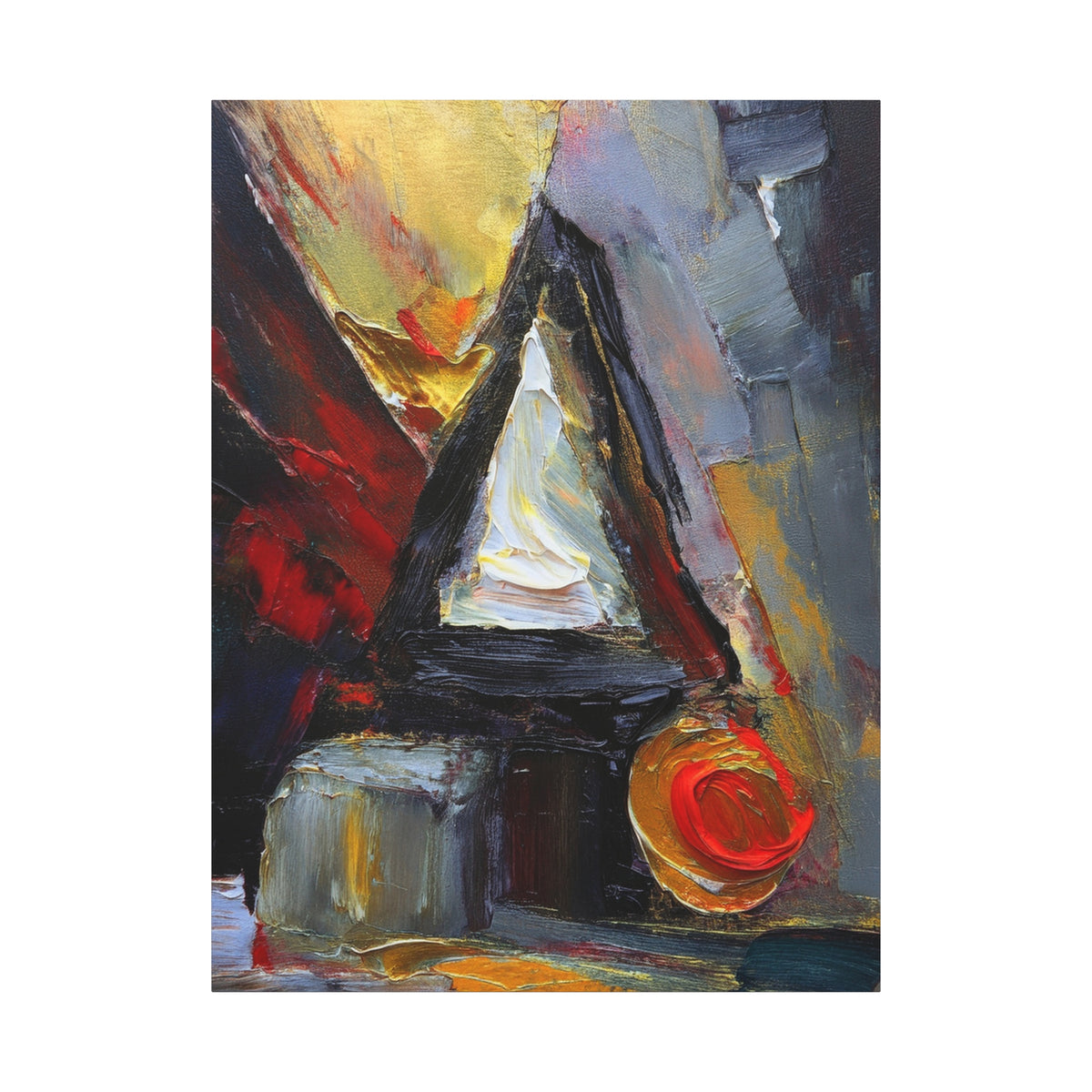Abstract Oil Painting Print Canvas 20x24,20x30,24x30 24x32,24x36,30x40 32x48,36x48,40x60 Pine-Wood Inner Frame ABS-75