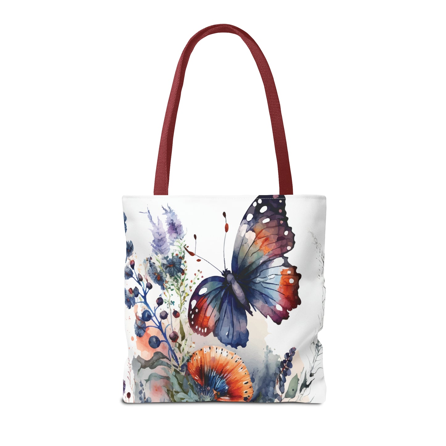 Canvas Bag with Butterfly Prints