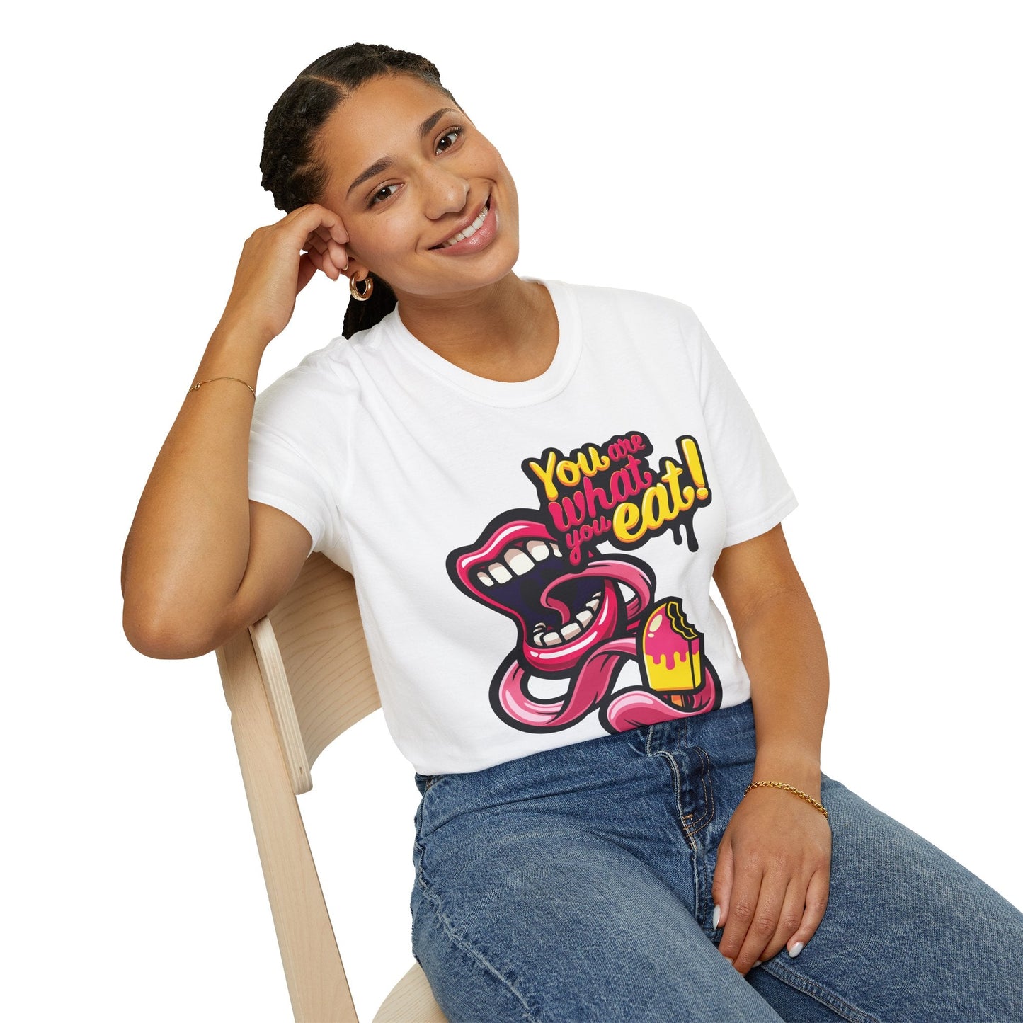 Cartoon T Shirt Animation T Shirt Funny Tee Shirt Unisex Softstyle Cotton Tee Premium
