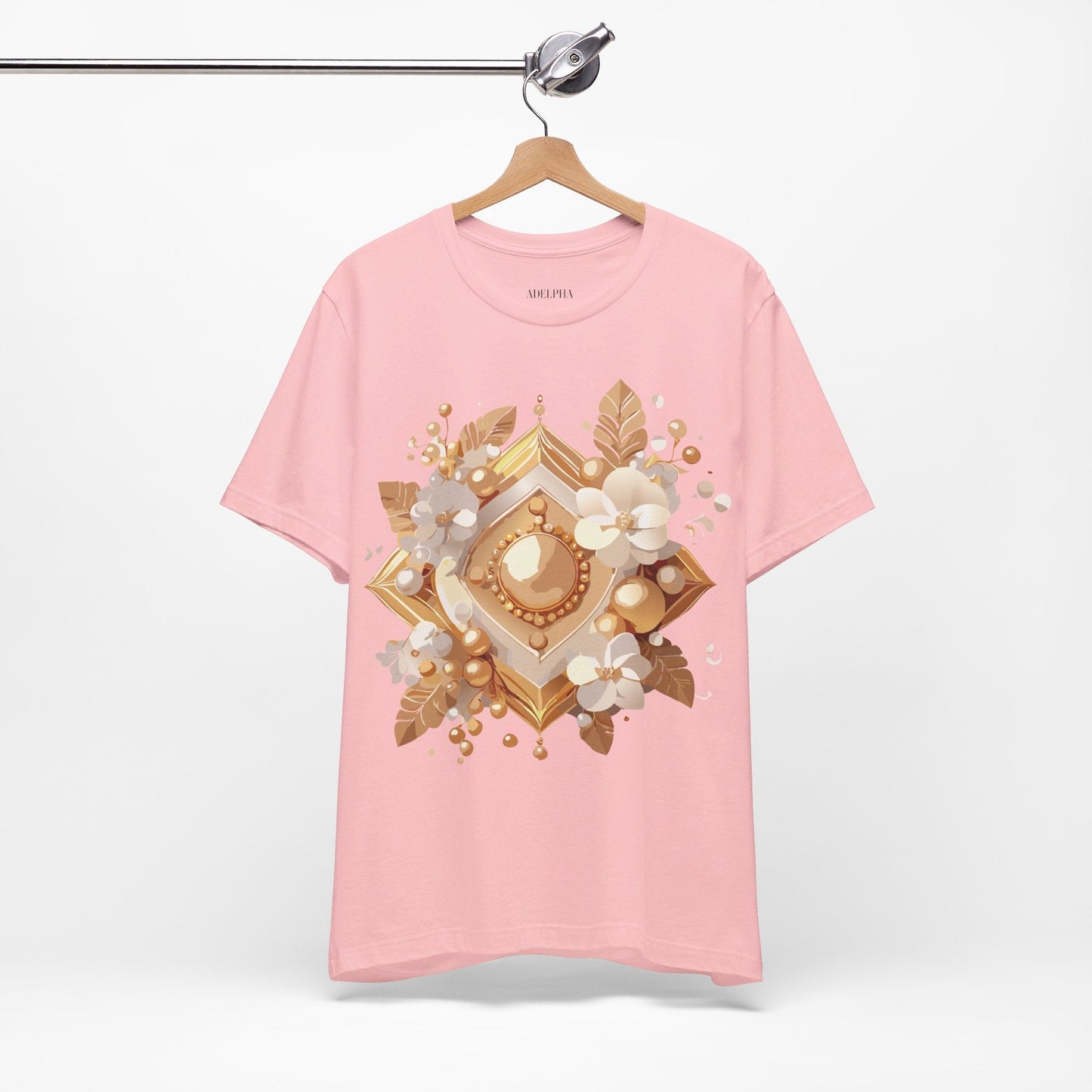 Jewelry Graphic Unisex 100 Cotton Vintage Treasure Art T-Shirt 28