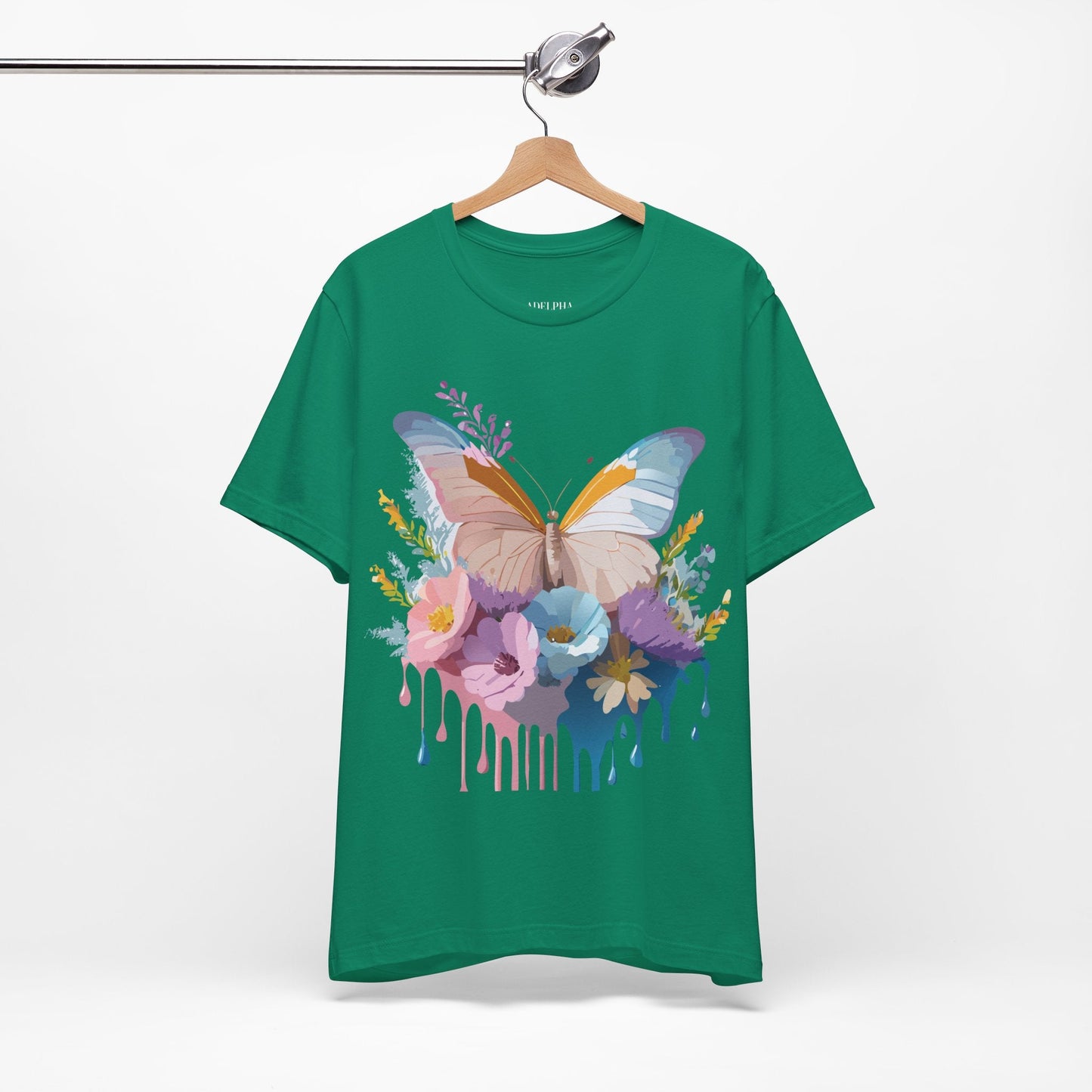 Butterfly Graphic T Shirt Unisex Adelpha Vintage Art Design Tee