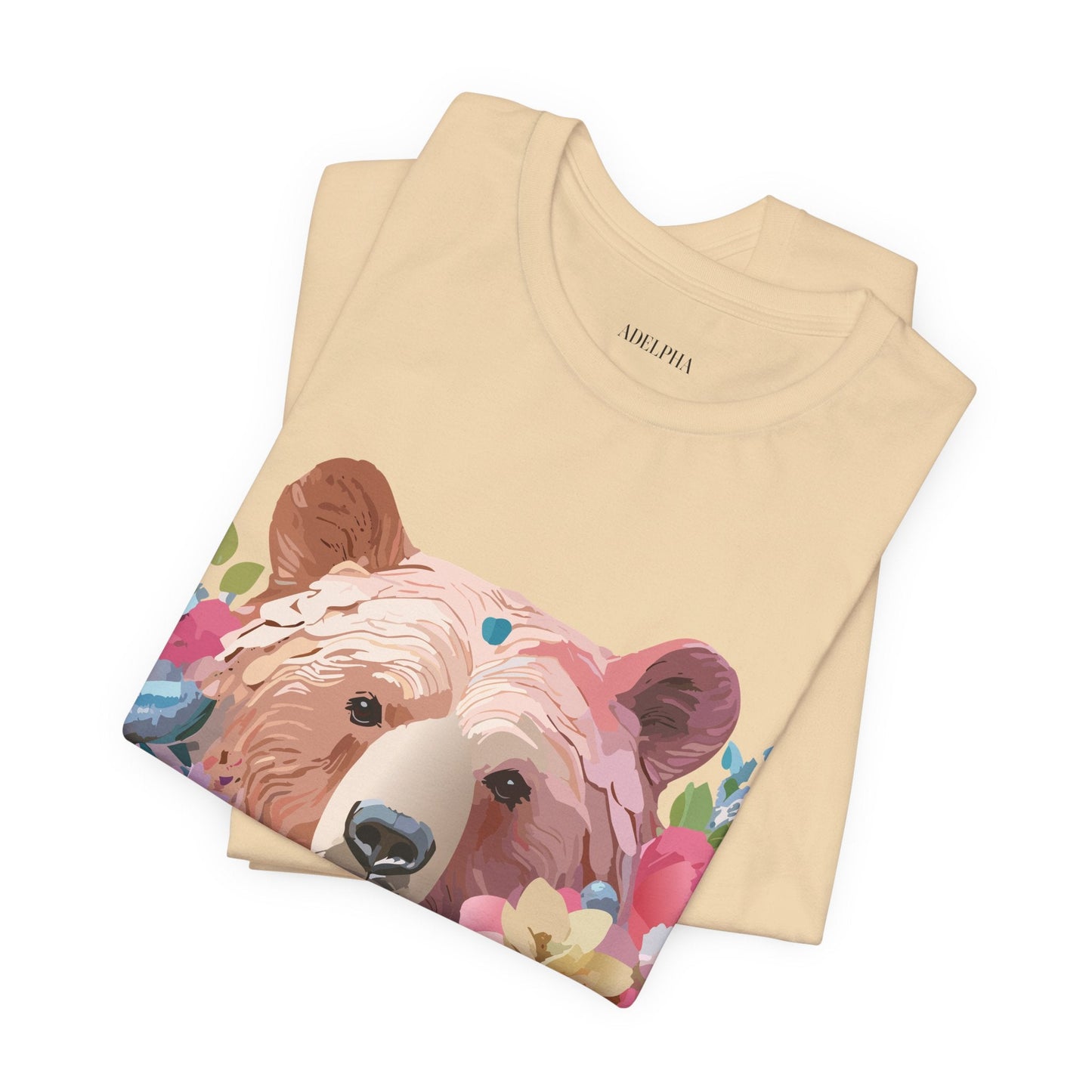 Bear Shirt Graphic Tee Unisex Jersey Short Sleeve Vintage Inspired Adelpha