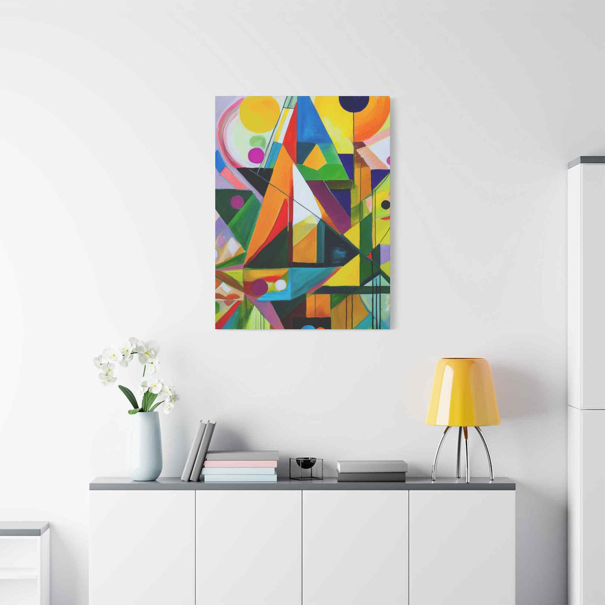 Abstract Painting Print Canvas 20x24,20x30,24x30, 24x32,24x36,30x40, 32x48,36x48,40x60 Pine-Wood Inner Frame ABS-13
