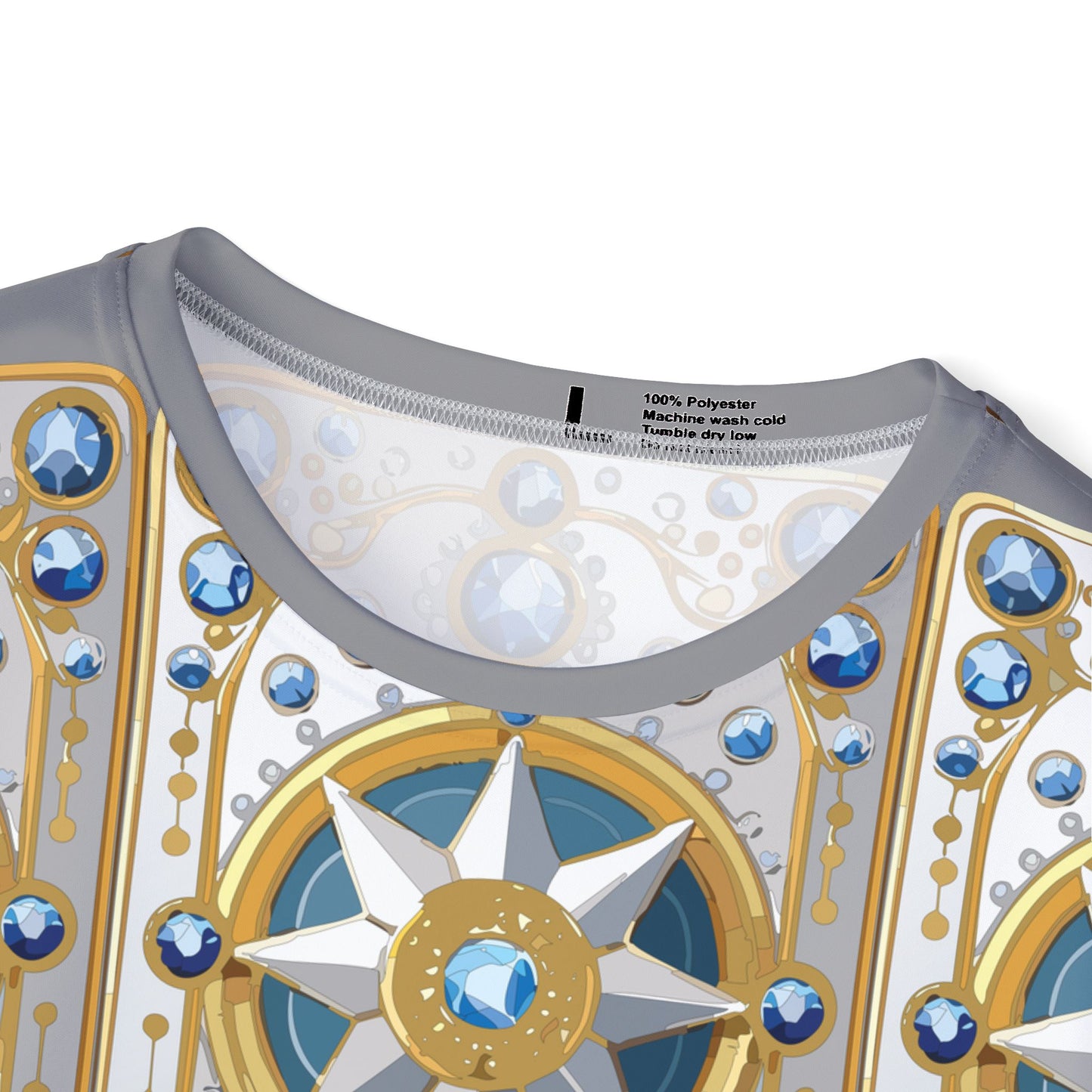 15-Card Deck Graphic T-Shirt, Art Design Poly Shirt, All Over Print Graphic Tee, Playing Cards T-Shirt, Playing Cards Tees