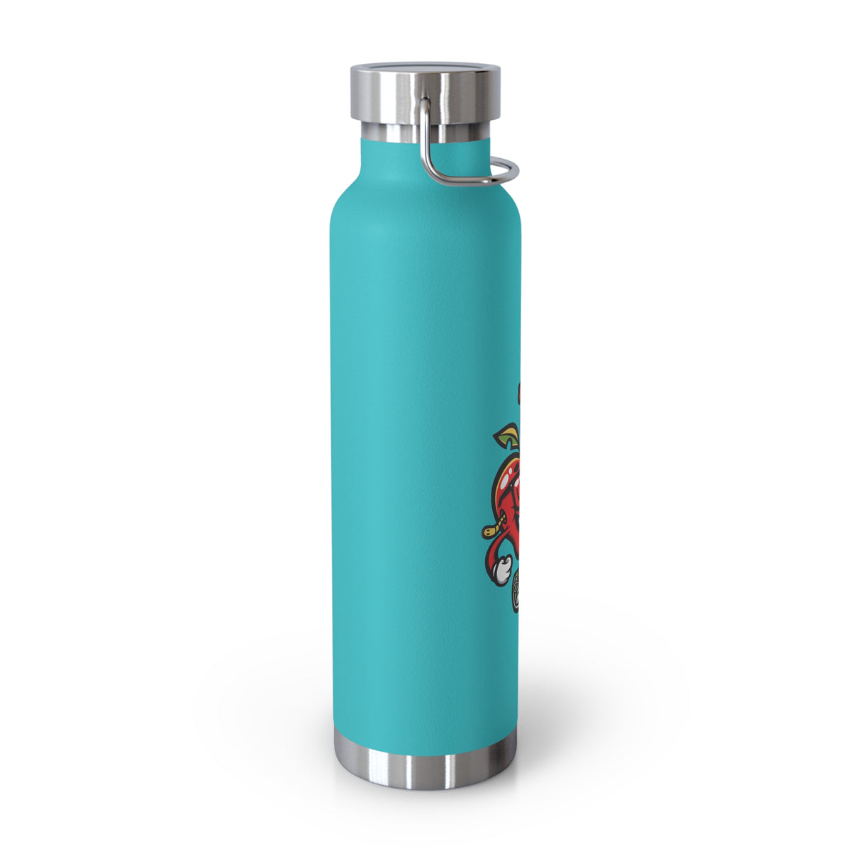 22oz Copper Insulated Water Bottle with Cartoon Design - CV81