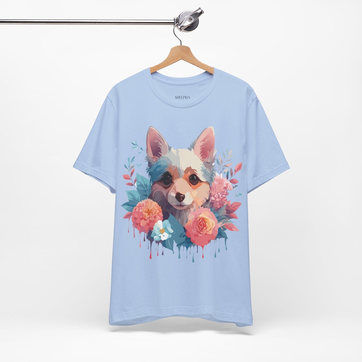 Dog Graphic Tee Unisex Short Sleeve Premium Vintage Inspired Artwork From Adelpha