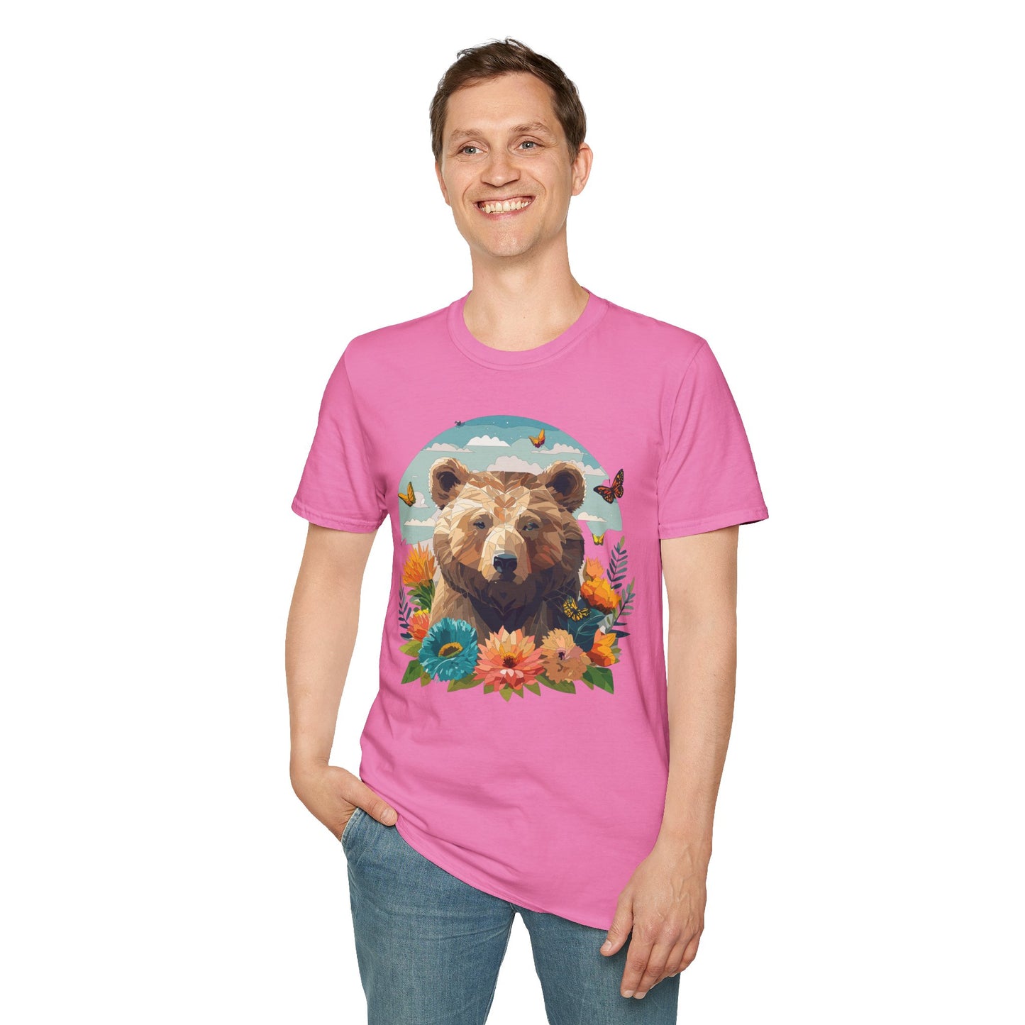 Bear T-Shirt, Teddy Bear T Shirt, Shirt with Bear, Shirt with Animal - 4