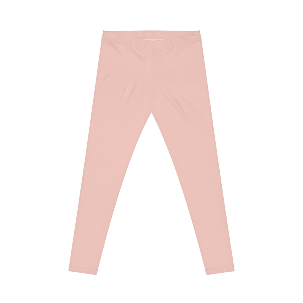 Desert Summer Beige Color Women's Poly-Span Casual Leggings XS-2XL