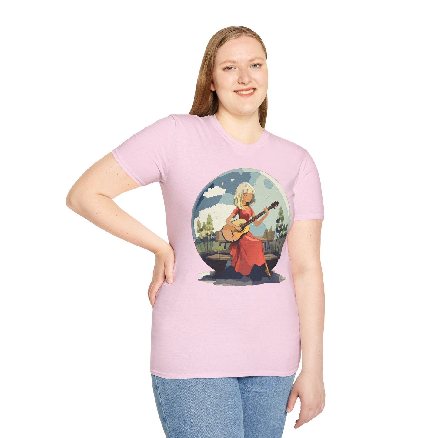 Womens Graphic T Shirts Art Design Shirt Unisex Softstyle Cotton Tee Quality Comfort Everyday Style