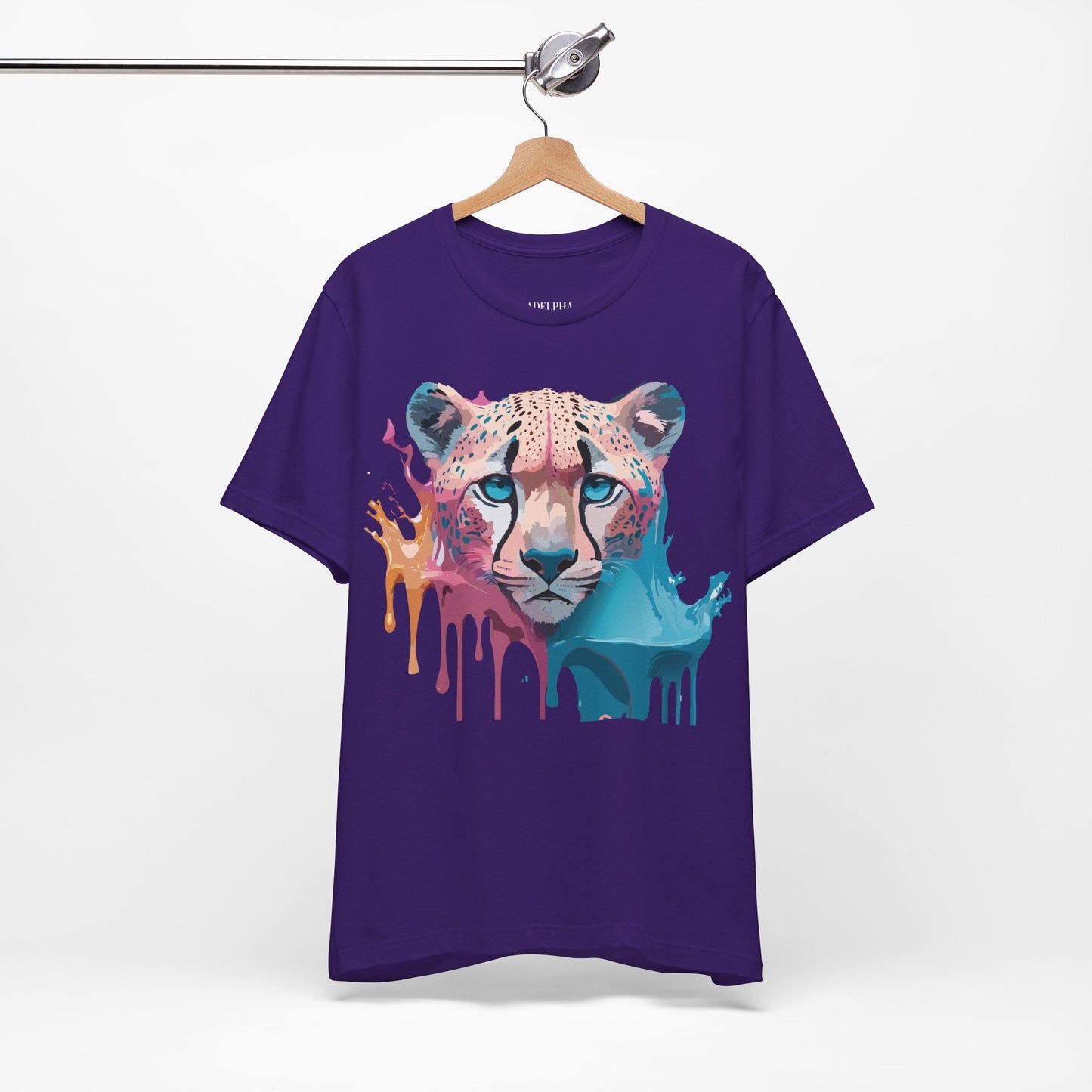 Cheetah Graphic Unisex 100 Cotton Artwork Tee 12