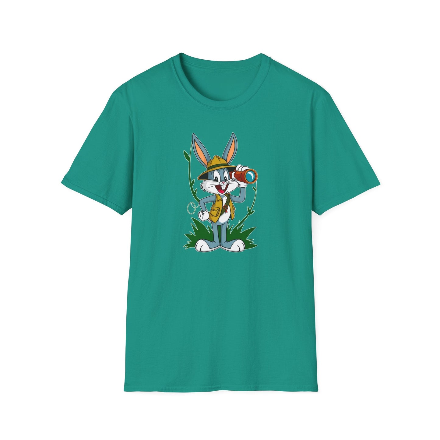 Bugs Bunny T Shirt Unisex Softstyle Gildan 64000 Cartoon Animation Graphic Tee Design
