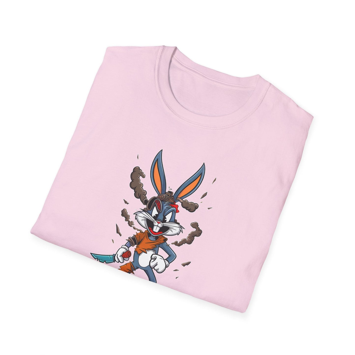 Bugs Bunny T Shirt Unisex Cartoon Tee Gildan Softstyle 64000 Comfortable Graphic Tee Classic