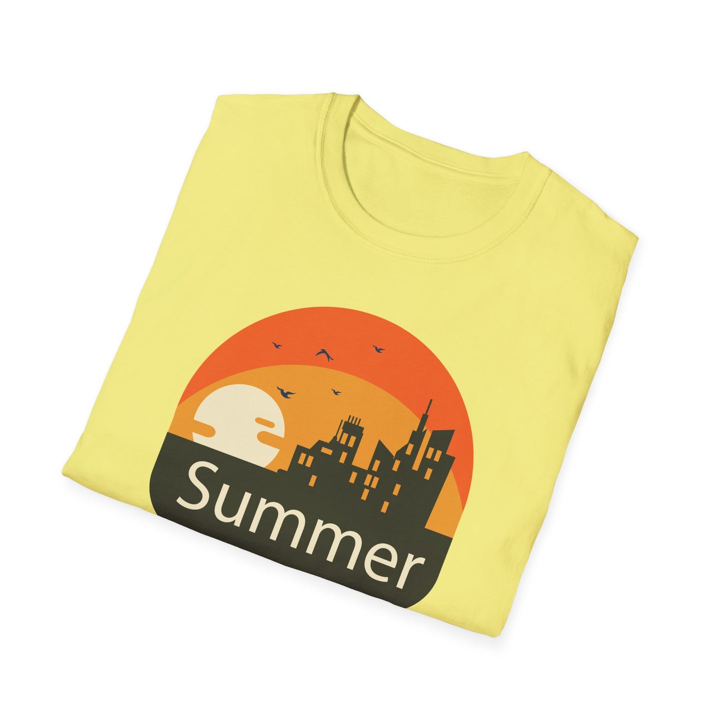 Summer T-Shirt, Summer Design Shirts, Art Tee Shirt with Summer Design - 6