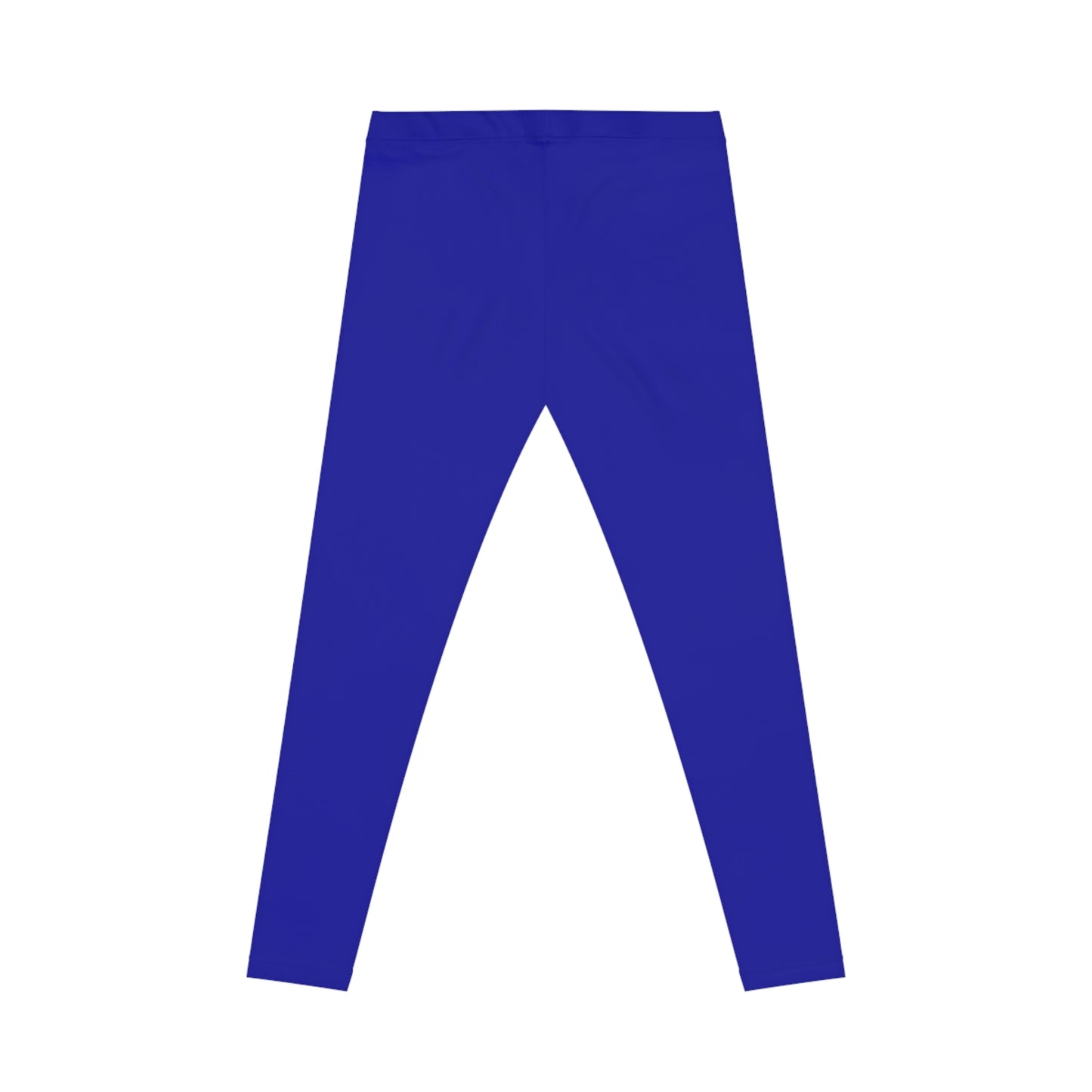 Navy Electric Color Women's Poly-Span Casual Leggings XS-2XL