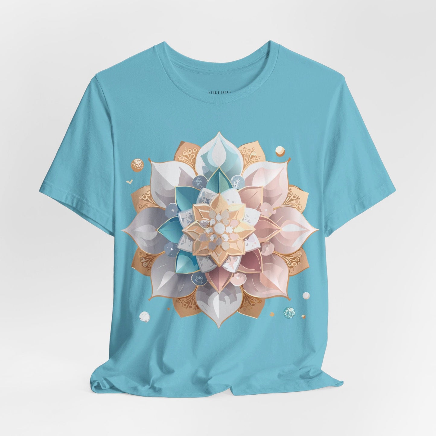 Adelpha Mandala Graphic Tee Unisex Jersey Short Sleeve Art Design Shirt Premium Comfort Wear