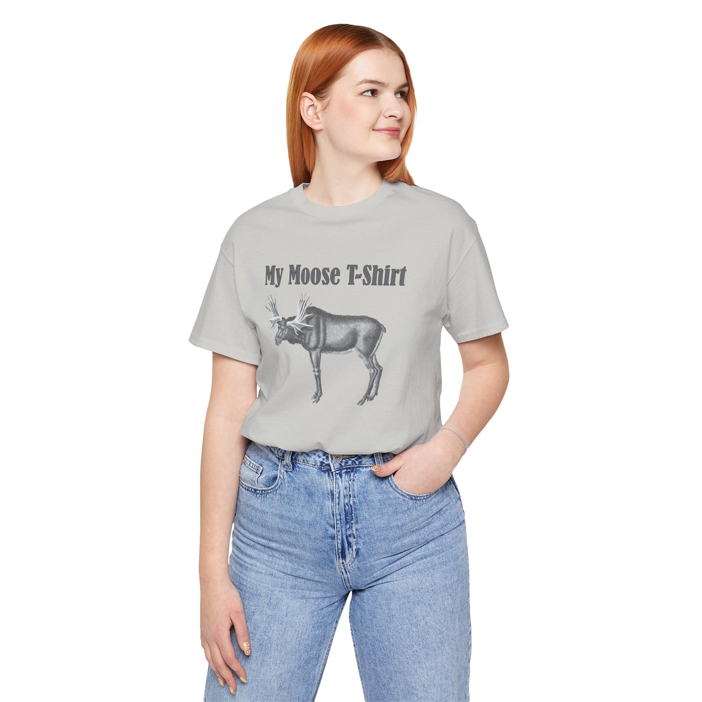 Unisex Cotton Tee Shirt with animals Print