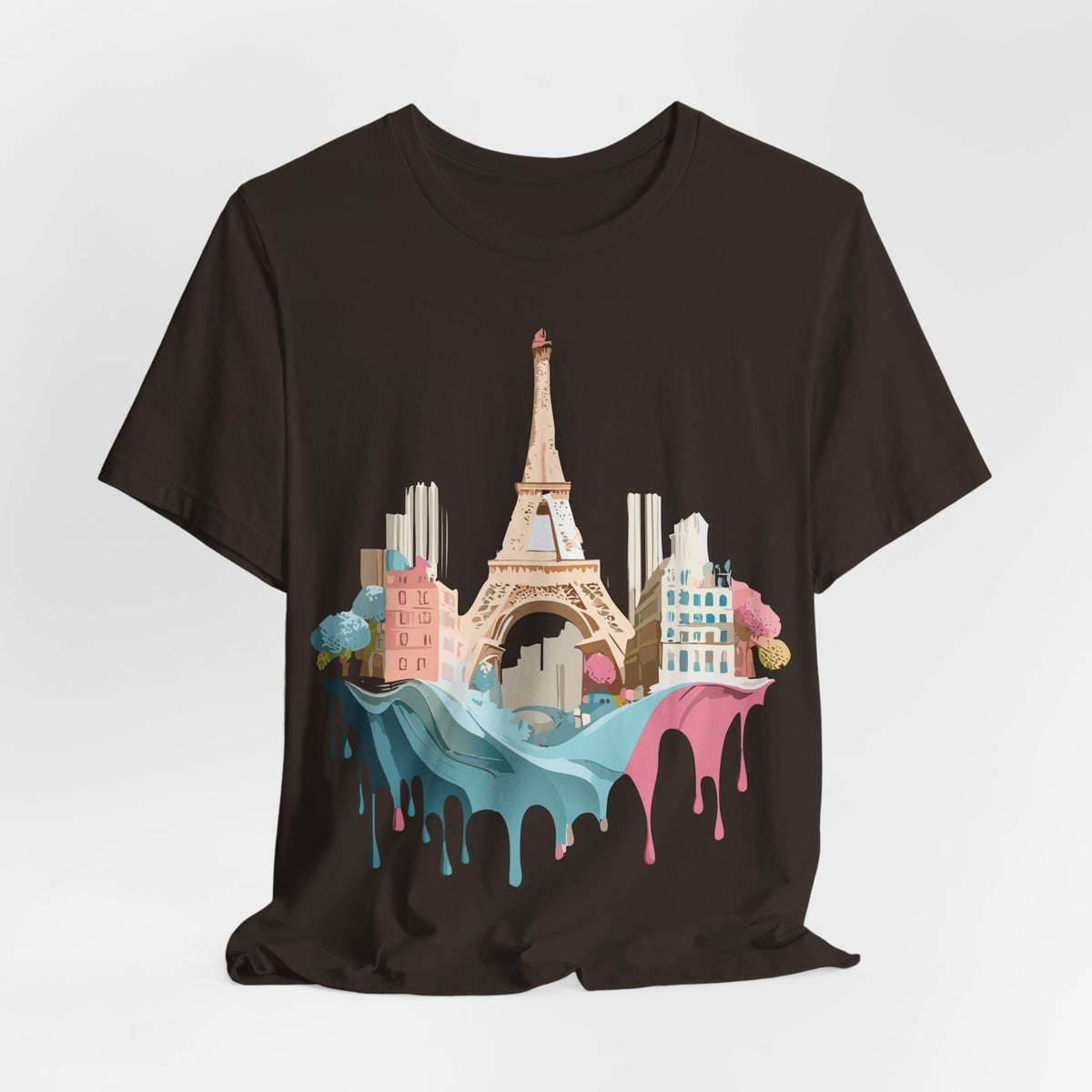 Unisex Cotton Bella+Canvas Tee with Paris