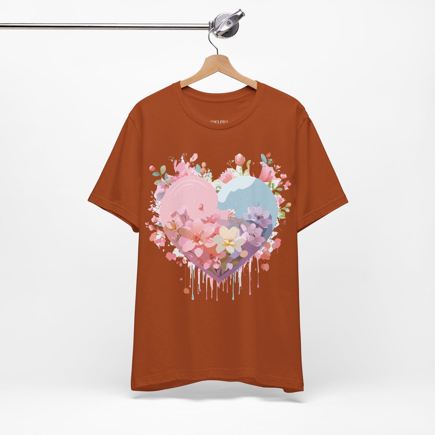Adelpha Unisex Graphic Tee Vintage Inspired Art Design Short Sleeve Shirt For Everyday Wear
