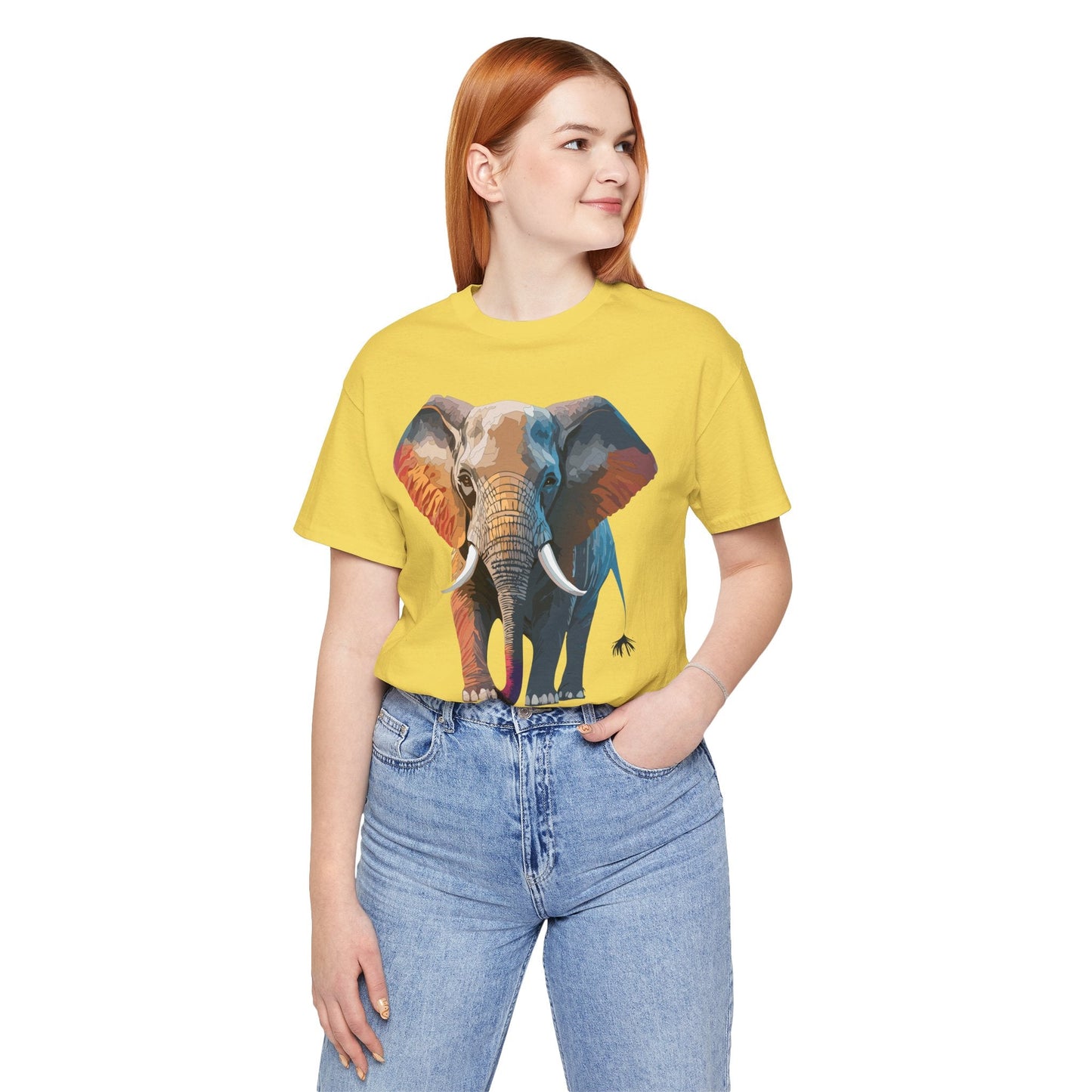 Unisex Animal Shirt With Animals Art Design Graphic Tee Short Sleeve Wild Animals