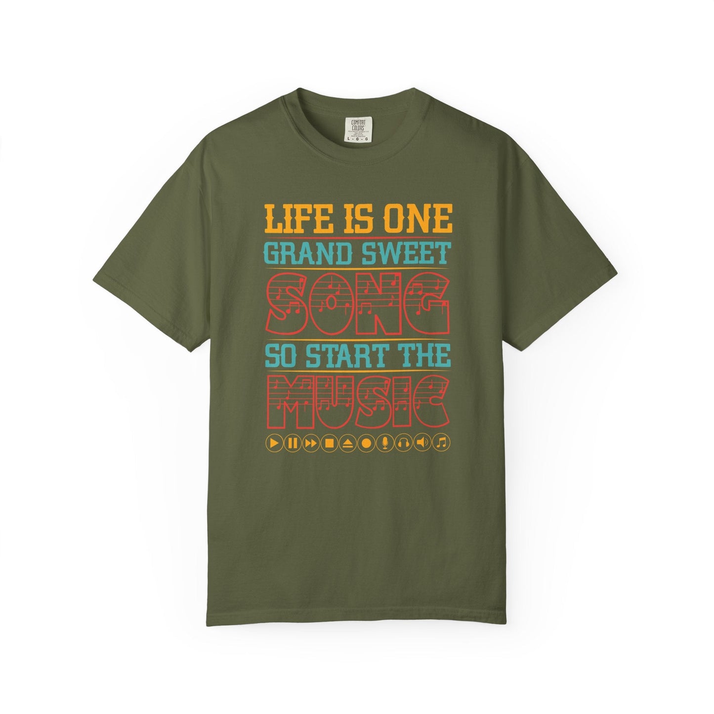 Music Graphic Design Unisex Cotton T-shirt 023