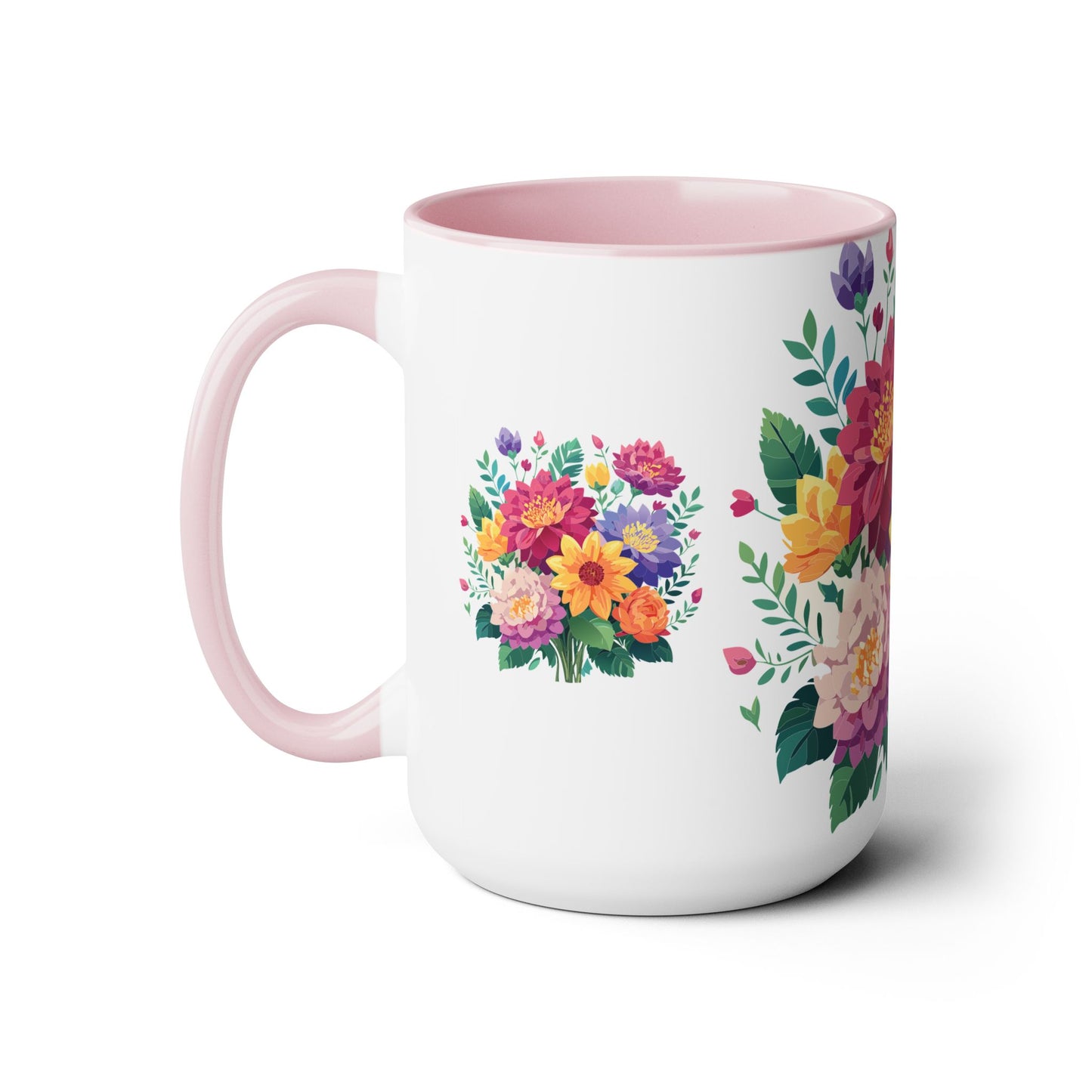 Floral Mug, Floral Cup
