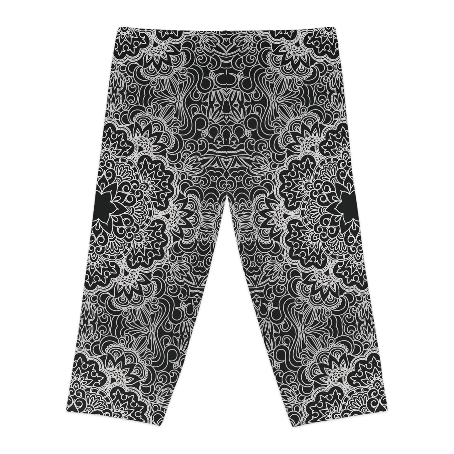 Legging capri à imprimé traditionnel