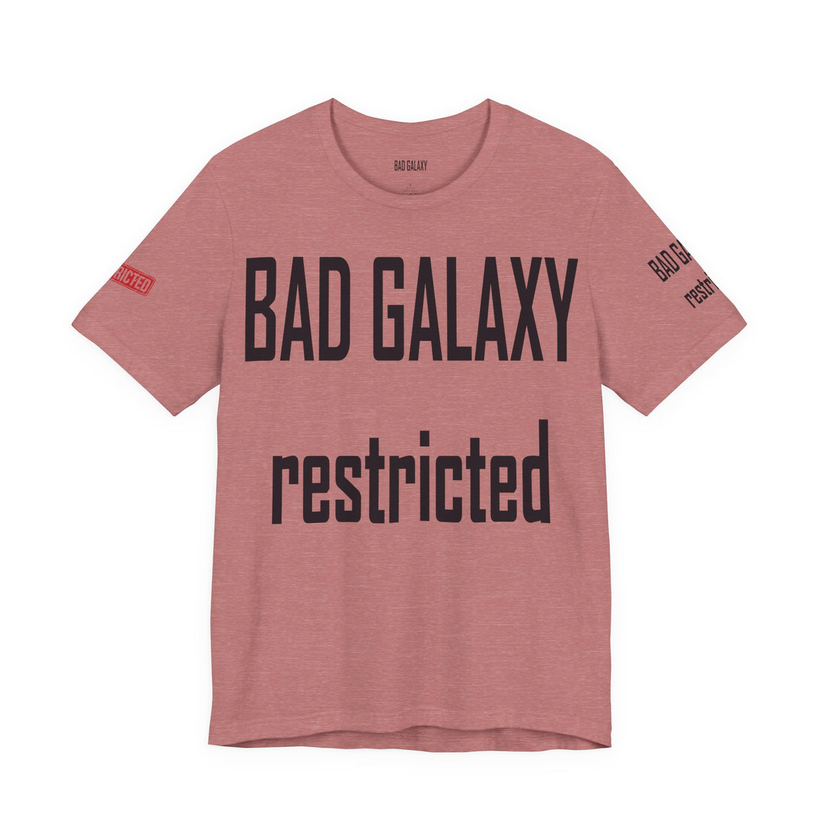 Art Red Stamp Graphic Unisex Cotton Bella+Canvas Tee with Art Design b92