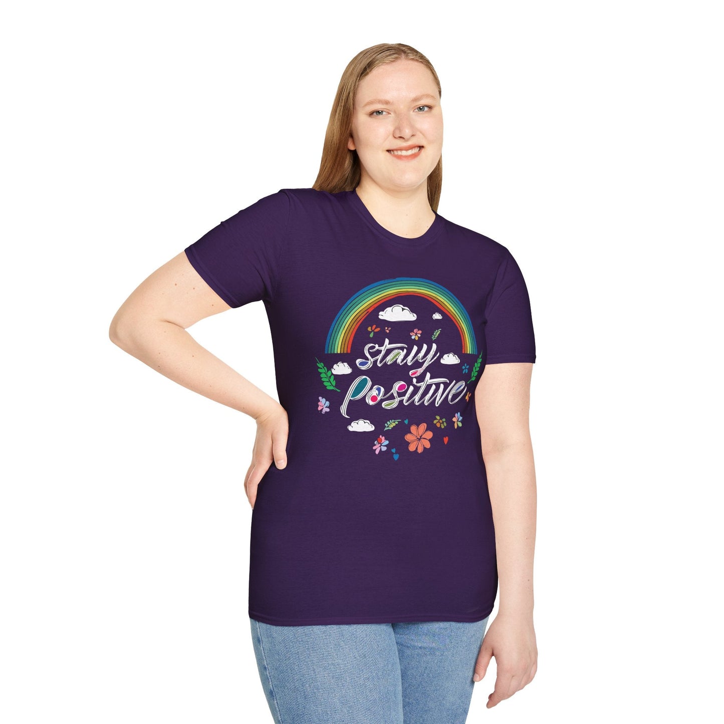 Positive Slogan T Shirts For Men And Women Unisex Short Sleeve Tee With Good Quotes Gildan Softstyle 64000