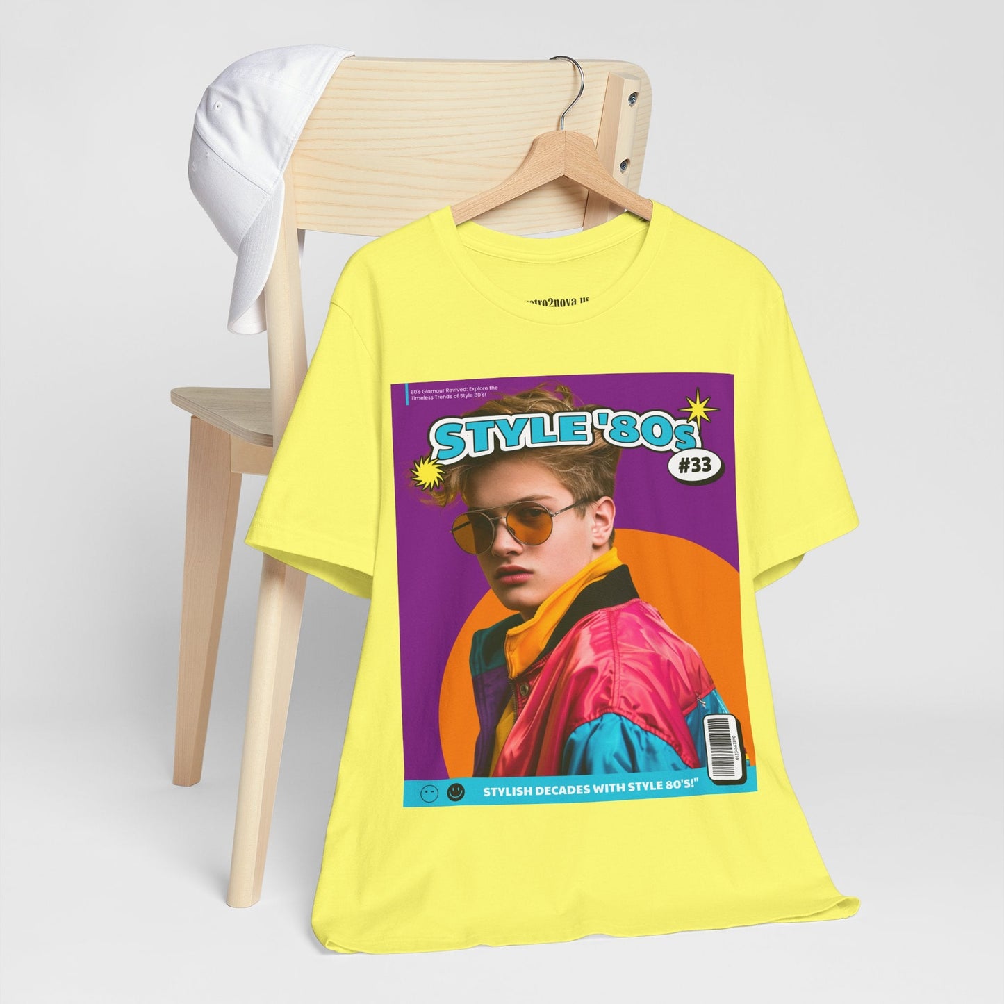 Magazine Cover Shirt Unisex Jersey Tee Bold Vibrant Graphic Tee For Standout Style